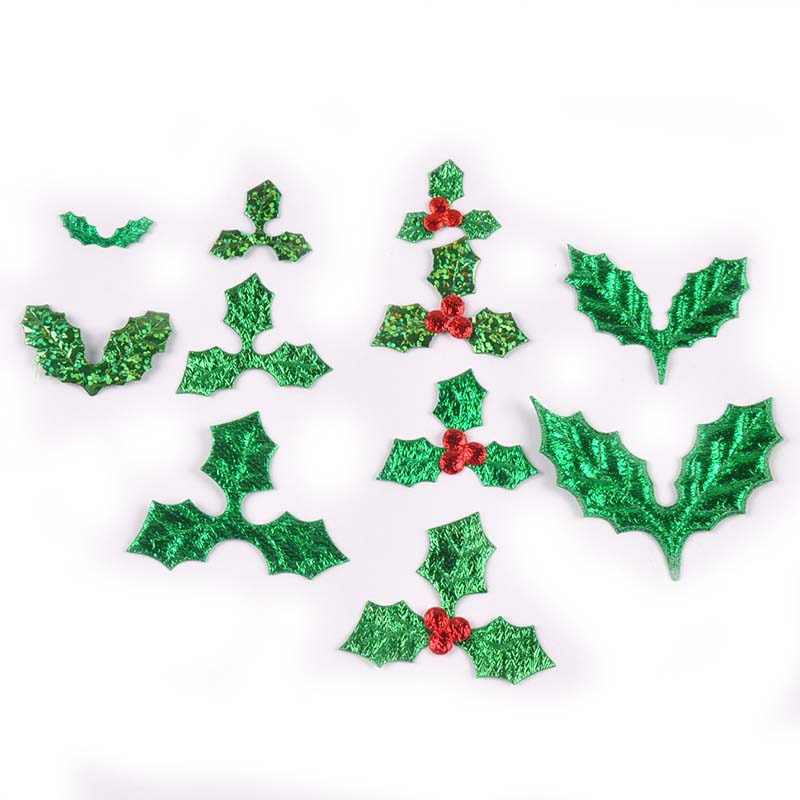 Art Craft With Leaves - 100 Pz 25-60mm Albero Di Natale