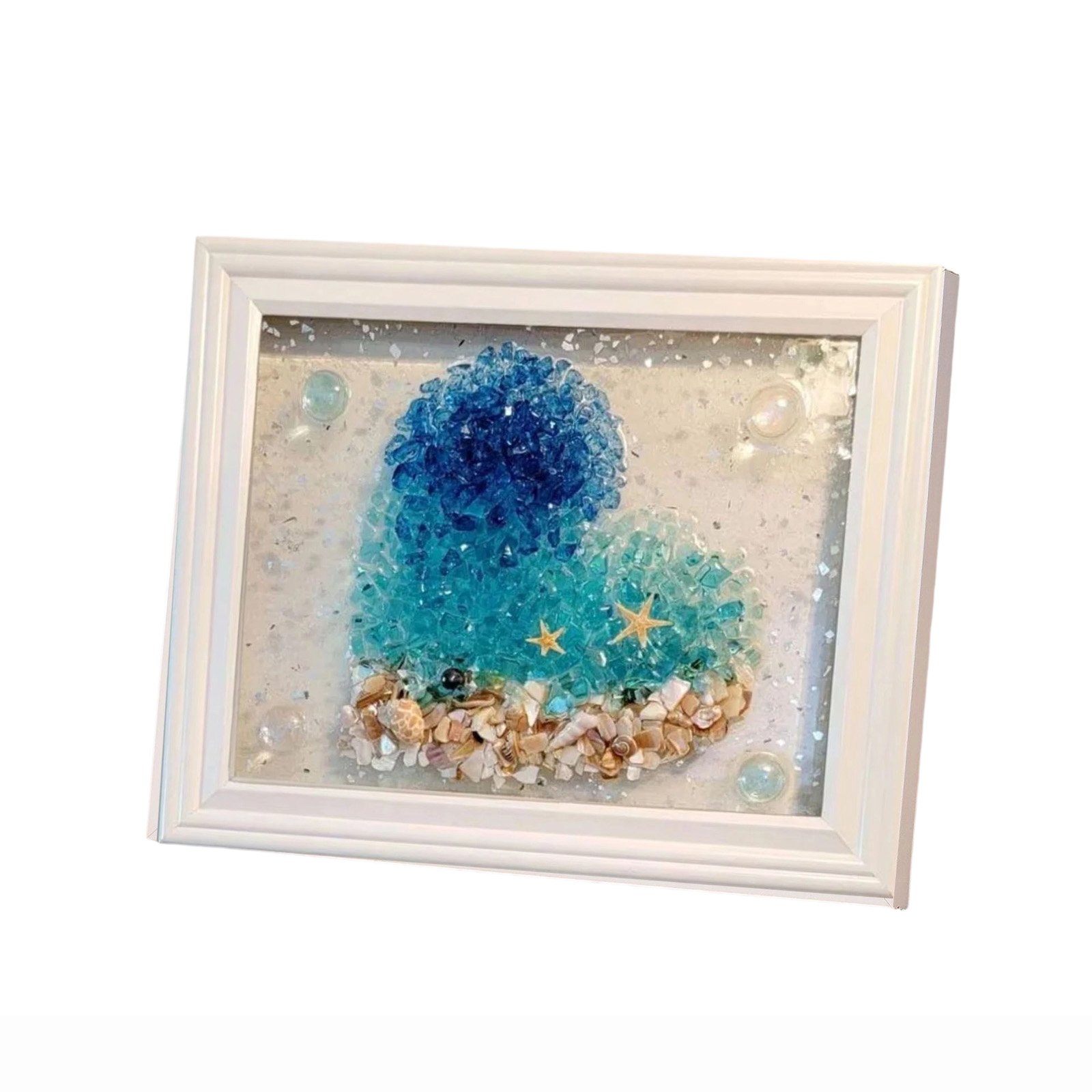 Art Craft Event - Kit Artistici con Vetro Marino, Cornice
