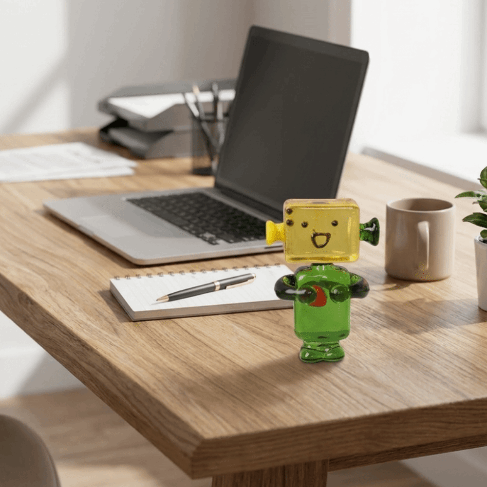 Art Craft Robot - Simpatici Ornamenti Robot Colorati con Volto,
