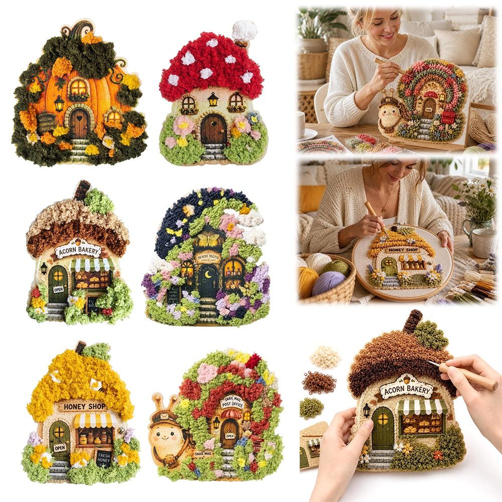Art Craft Village - Kit Artistico 3D in Tessuto 