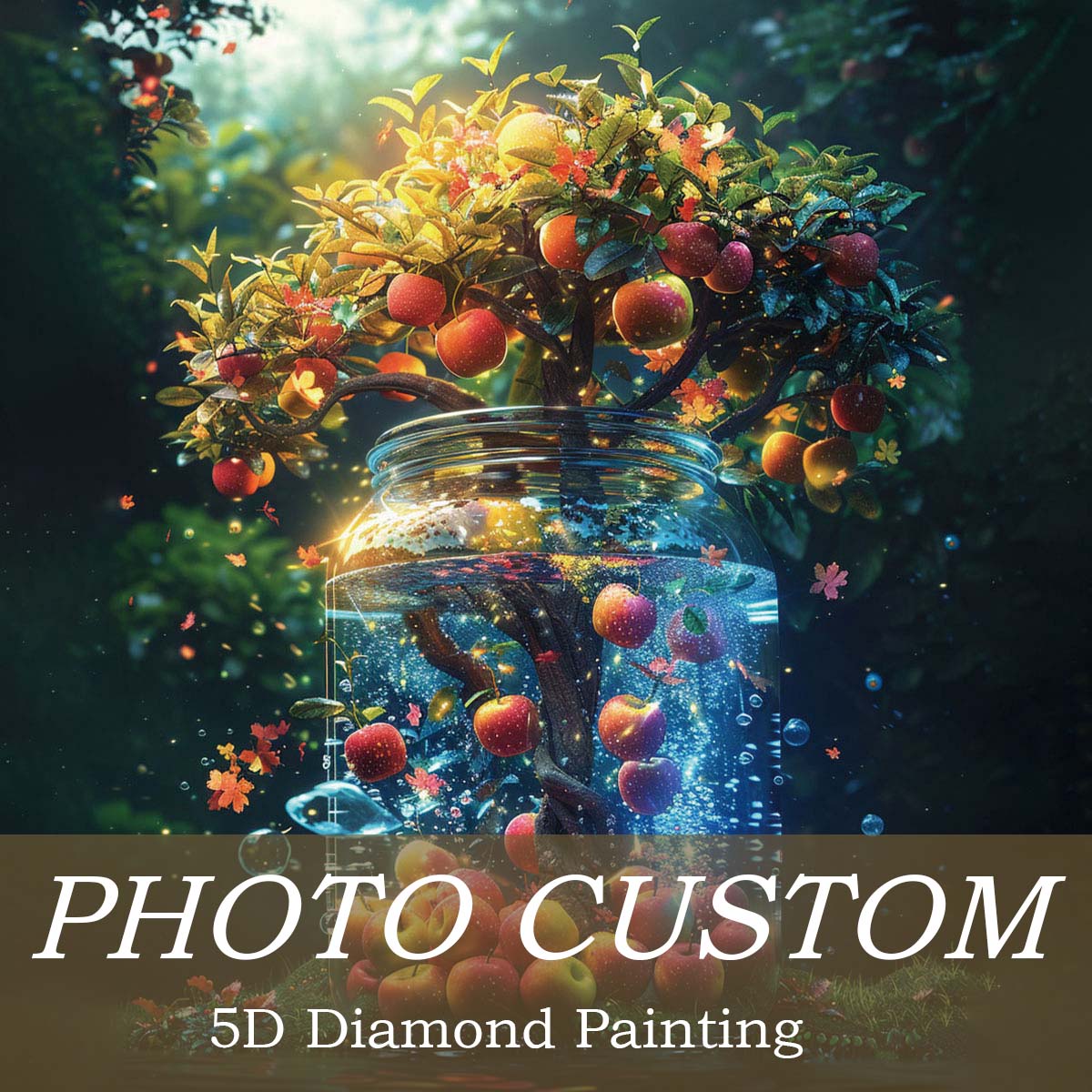 Art And Craft Valentine - Pittura Diamantata Personalizzata con Foto, Kit
