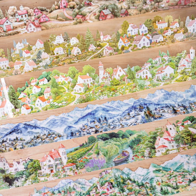 Art Craft Village - Set di 6 rotoli di nastro