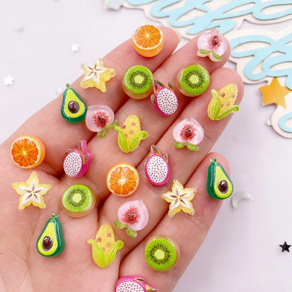 Art And Craft Vegetable - 50 PZ Resina Carino Mini Colorato