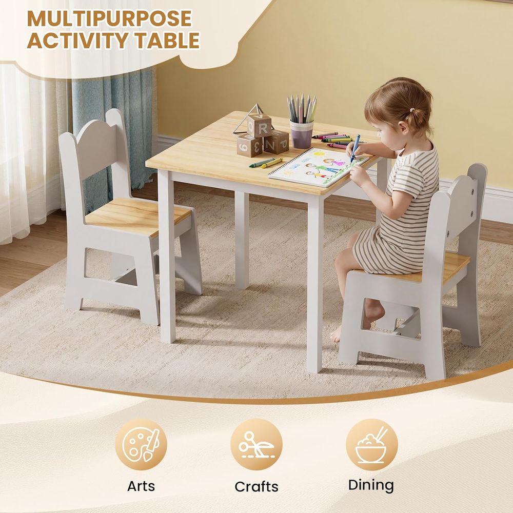 Tavolo e 2 sedie per bambini,  - Art And Craft For Nursery recensione e prezzo
