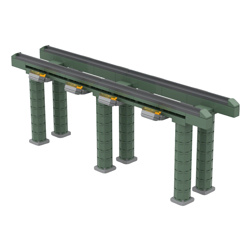 124 pezzi MOC Treno Museale, M - Art Craft Museum recensione e prezzo
