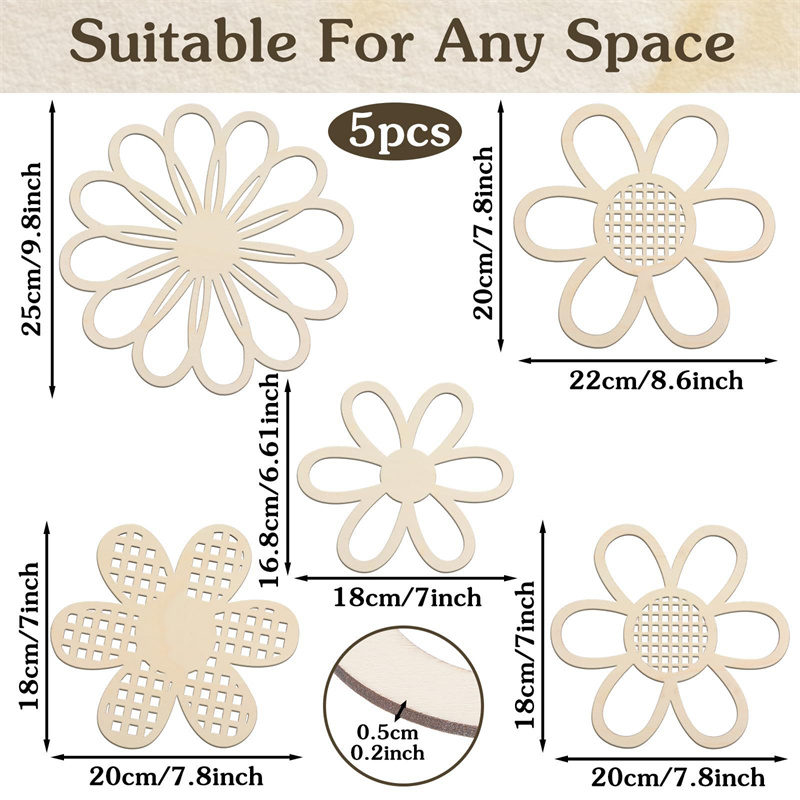 Set di 5 Decorazioni da Parete - Art And Craft For Nursery recensione e prezzo