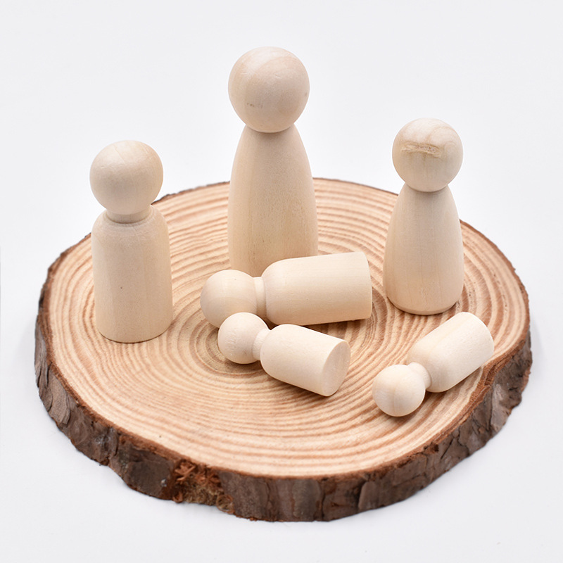 Set di 5 Bambole in Legno Non  - Art And Craft For Nursery recensione e prezzo