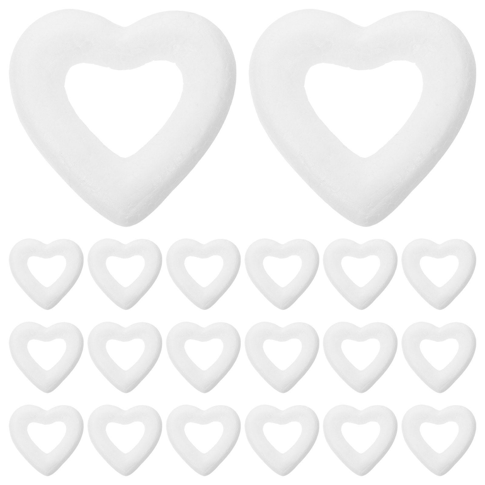 48 Pezzi di Cuori Bianchi Cavi - Art And Craft Valentine recensione e prezzo