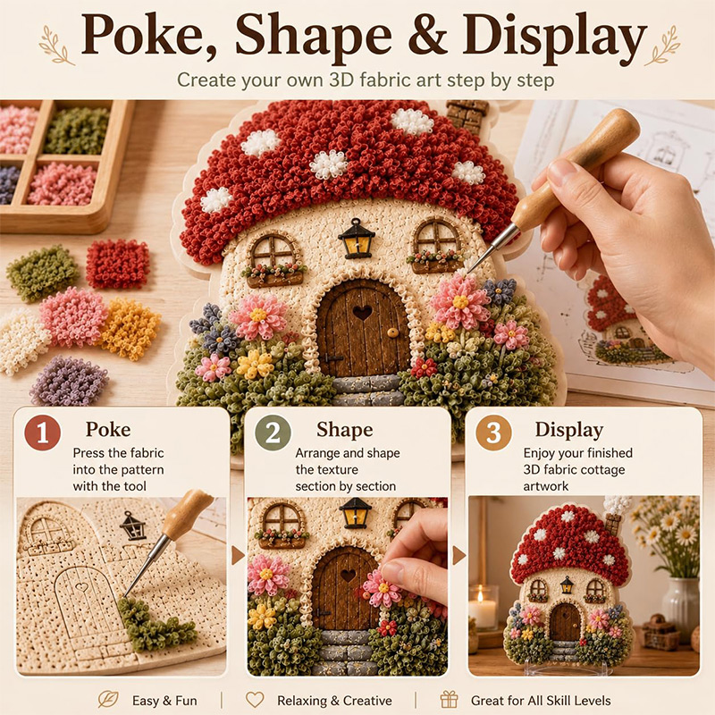 Kit Fai-da-Te Casa dei Funghi  - Art Craft Activity recensione e prezzo