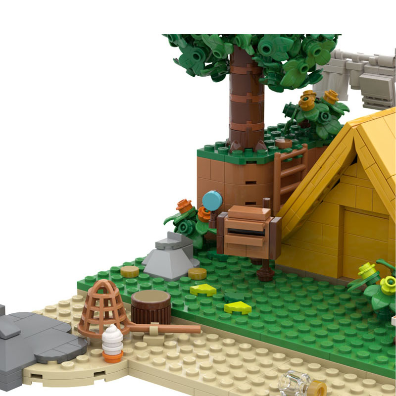 909 pezzi MOC Modello di Tenda - Art Craft Village recensione e prezzo