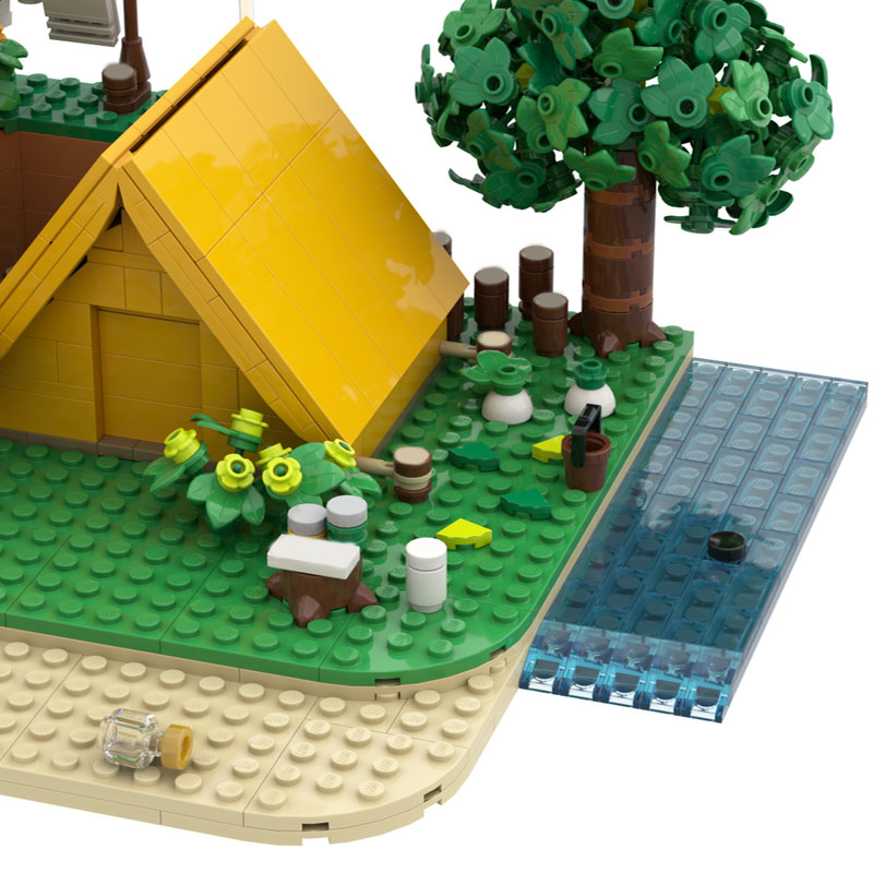 909 pezzi MOC Modello di Tenda - Art Craft Village recensione e prezzo